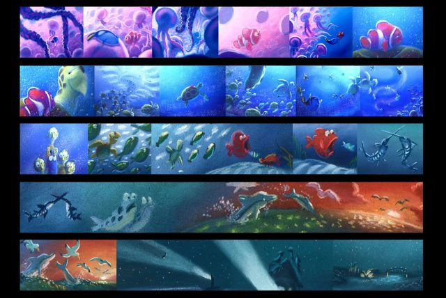 Le Monde de Nemo - Photos et affiches. 44 Concept art de Le Monde de Nemo Finding 2003