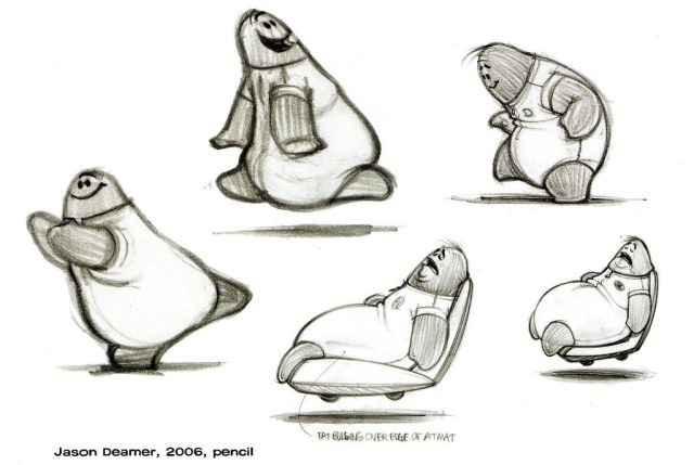 WALL-E - Photos et affiches. 47 Concept art de WALL-E Pixar 2008