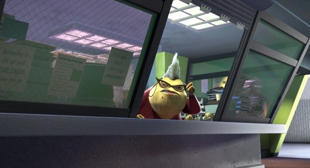 Germaine - Personnage - Monstres & Cie. 7 germaine roz personnage character monstres monsters inc cie disney pixar