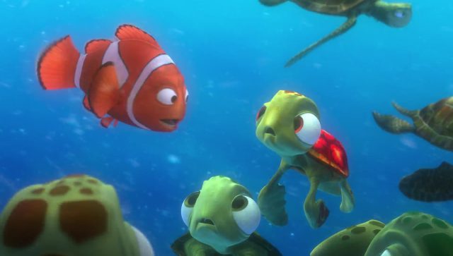 Squiz - Personnage - Le monde de Nemo. 4 squiz squirt personnage character monde nemo finding dory disney pixar
