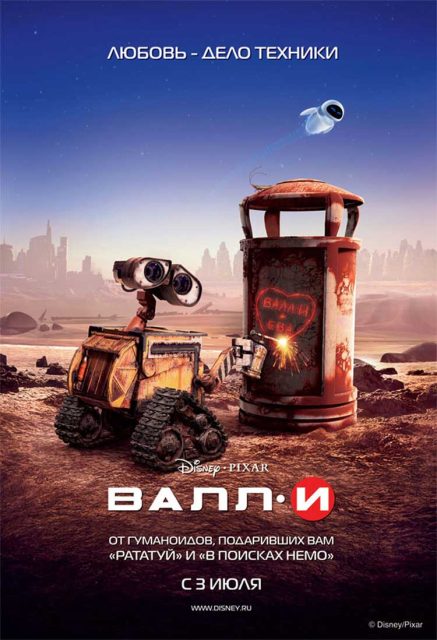 WALL-E - Photos et affiches. 18 Affiche Poster de WALL-E Pixar 2008