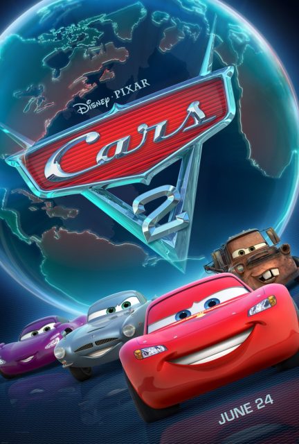 Cars 2 - Photos et affiches. 4 Affiche Poster de Cars 2 Pixar 2011
