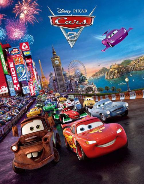 Cars 2 - Photos et affiches. 14 Affiche Poster de Cars 2 Pixar 2011