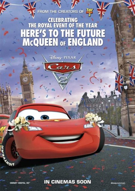 Cars 2 - Photos et affiches. 12 Affiche Poster de Cars 2 Pixar 2011