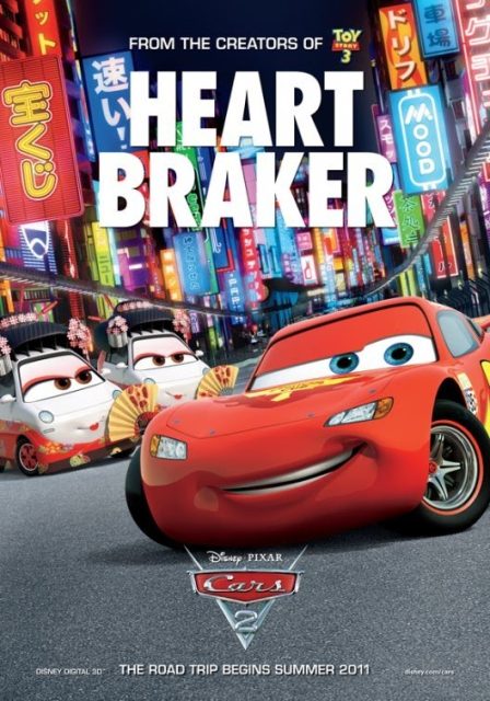 Cars 2 - Photos et affiches. 10 Affiche Poster de Cars 2 Pixar 2011
