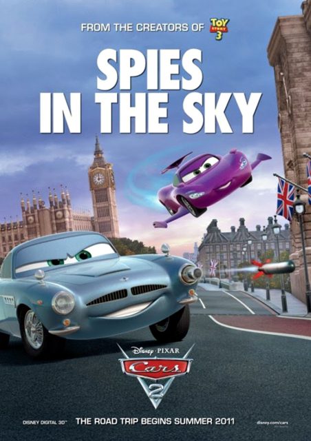 Cars 2 - Photos et affiches. 27 Affiche Poster de Cars 2 Pixar 2011