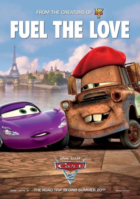 Cars 2 - Photos et affiches. 26 Affiche Poster de Cars 2 Pixar 2011