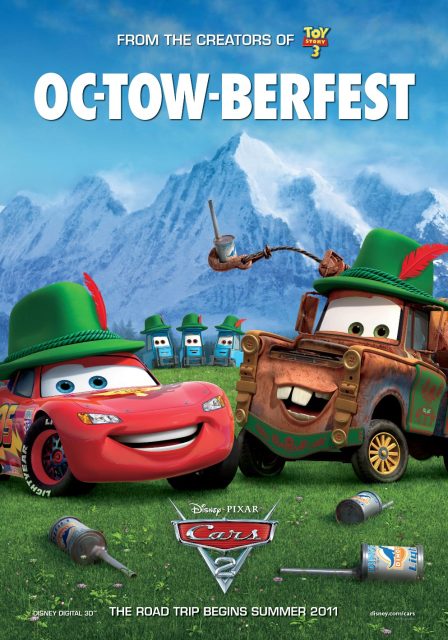 Cars 2 - Photos et affiches. 29 Affiche Poster de Cars 2 Pixar 2011