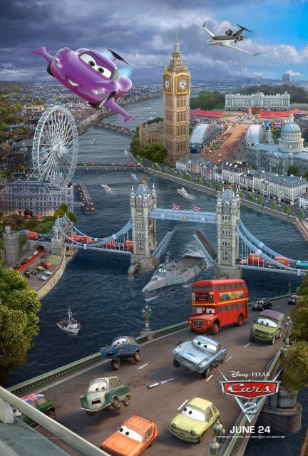 Cars 2 - Photos et affiches. 22 Affiche Poster de Cars 2 Pixar 2011