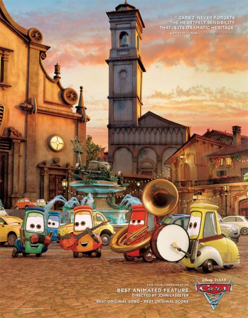 Cars 2 - Photos et affiches. 18 Affiche Poster de Cars 2 Pixar 2011