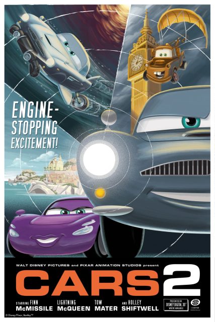 Cars 2 - Photos et affiches. 31 Affiche Poster de Cars 2 Pixar 2011