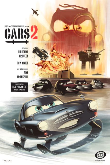 Cars 2 - Photos et affiches. 32 Affiche Poster de Cars 2 Pixar 2011