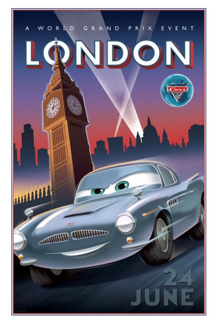 Cars 2 - Photos et affiches. 33 Affiche Poster de Cars 2 Pixar 2011