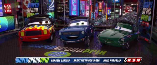 Brent Mustangburger - Personnage - Cars 2. 1 brent mustangburger personnage character cars disney pixar