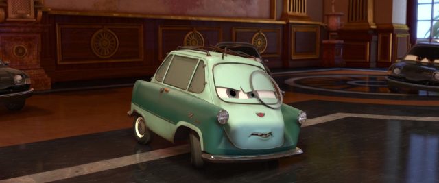 Professeur Z Zündapp - Personnage - Cars 2. 1 Professeur Z Zündapp personnage character cars disney pixar