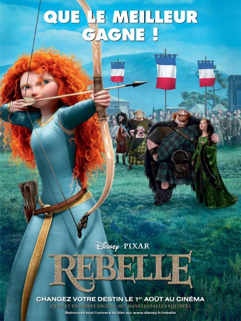 Rebelle - Photos et affiches. 2 Affiche Poster de Rebelle Brave Pixar 2012
