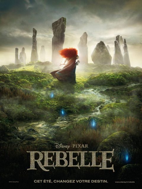 Rebelle - Photos et affiches. 3 Affiche Poster de Rebelle Brave Pixar 2012
