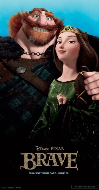 Rebelle - Photos et affiches. 13 Affiche Poster de Rebelle Brave Pixar 2012
