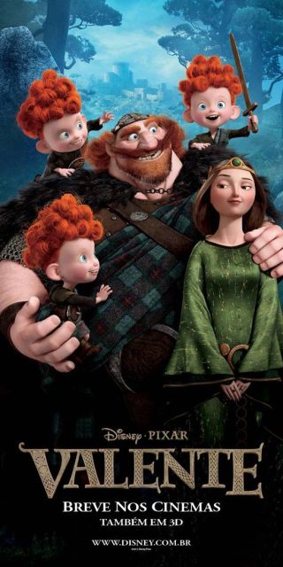 Rebelle - Photos et affiches. 7 Affiche Poster de Rebelle Brave Pixar 2012