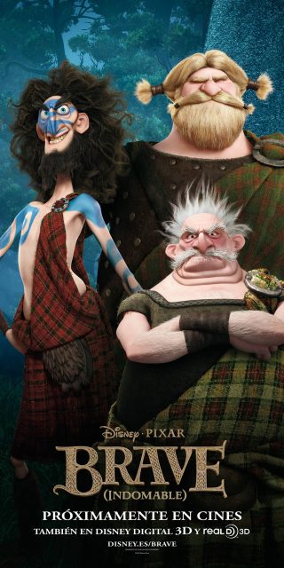 Rebelle - Photos et affiches. 5 Affiche Poster de Rebelle Brave Pixar 2012
