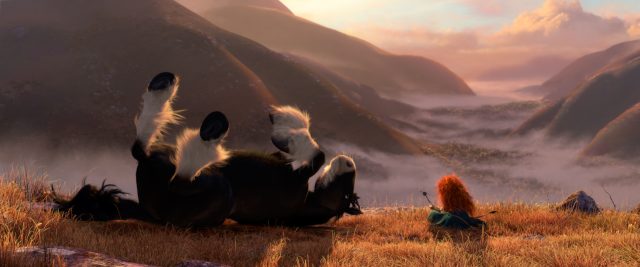 Rebelle. 6 Scène de Rebelle Brave Pixar 2012