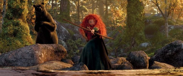Rebelle. 4 Scène de Rebelle Brave Pixar 2012