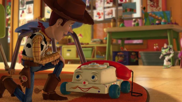 Téléphone Fisher-Price - Personnage - Toy Story 3. 5 fisher price telephone chatter personnage character disney pixar