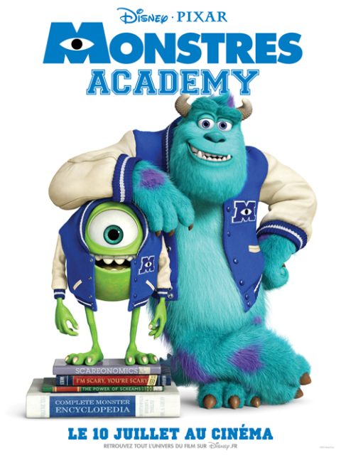 Monstres Academy - Photos et affiches. 5 Affiche Poster de Monstres Academy Monsters University Pixar 2013