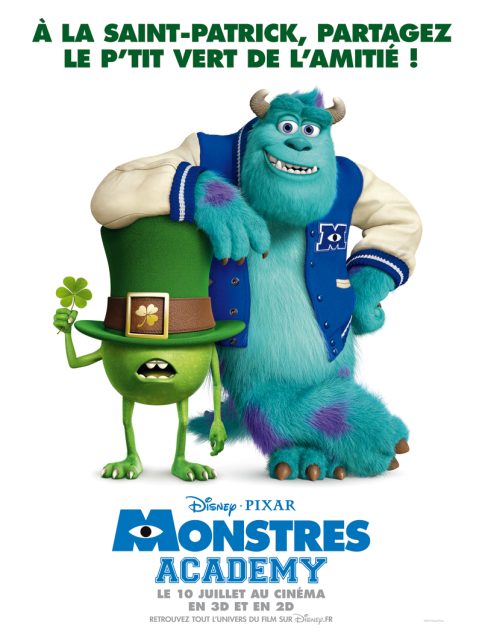 Monstres Academy - Photos et affiches. 12 Affiche Poster de Monstres Academy Monsters University Pixar 2013