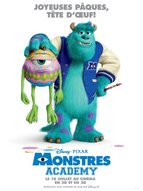 Monstres Academy - Photos et affiches. 10 Affiche Poster de Monstres Academy Monsters University Pixar 2013