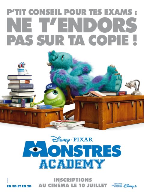 Monstres Academy - Photos et affiches. 6 Affiche Poster de Monstres Academy Monsters University Pixar 2013