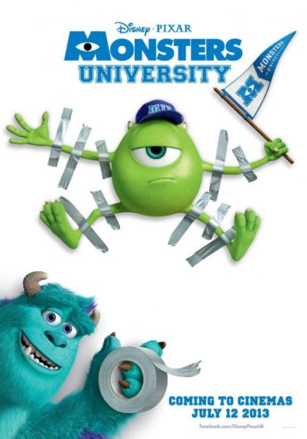 Monstres Academy - Photos et affiches. 24 Affiche Poster de Monstres Academy Monsters University Pixar 2013