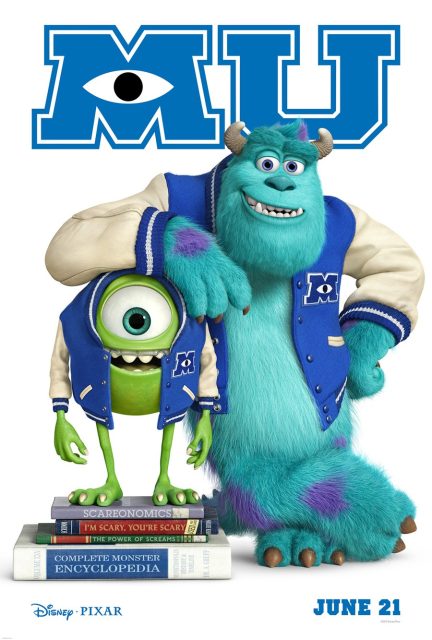 Monstres Academy - Photos et affiches. 26 Affiche Poster de Monstres Academy Monsters University Pixar 2013