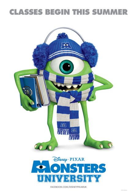 Monstres Academy - Photos et affiches. 29 Affiche Poster de Monstres Academy Monsters University Pixar 2013