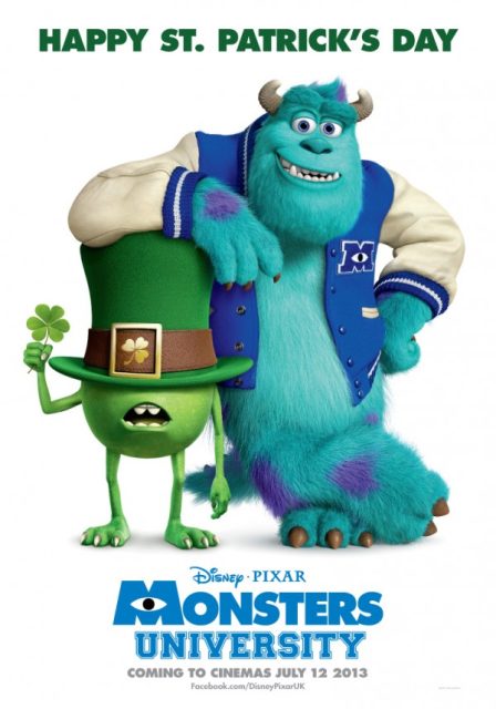 Monstres Academy - Photos et affiches. 30 Affiche Poster de Monstres Academy Monsters University Pixar 2013