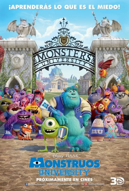 Monstres Academy - Photos et affiches. 25 Affiche Poster de Monstres Academy Monsters University Pixar 2013