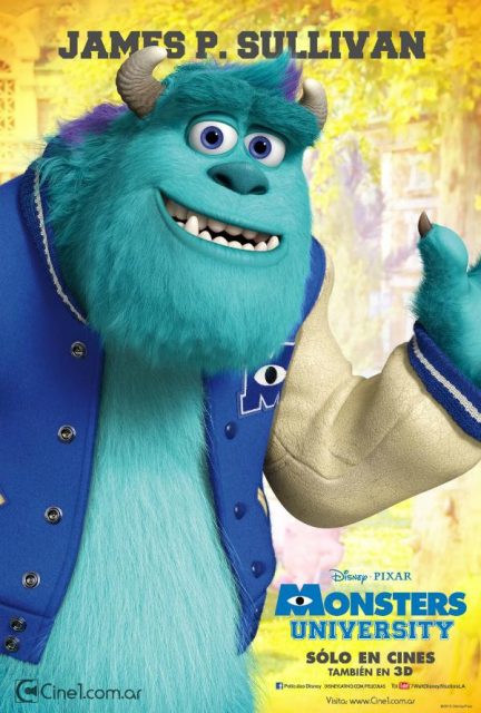 Monstres Academy - Photos et affiches. 39 Affiche Poster de Monstres Academy Monsters University Pixar 2013