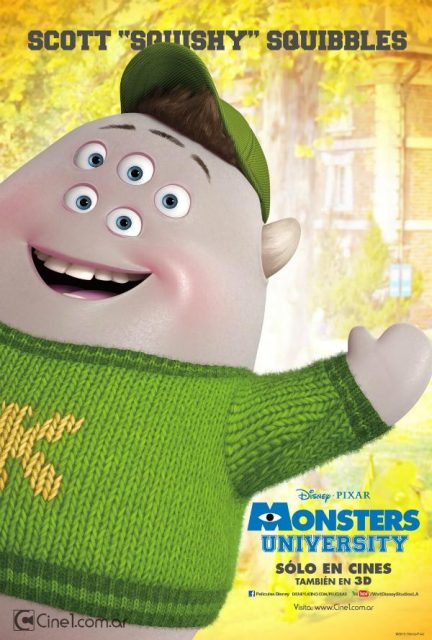 Monstres Academy - Photos et affiches. 41 Affiche Poster de Monstres Academy Monsters University Pixar 2013