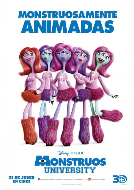 Monstres Academy - Photos et affiches. 44 Affiche Poster de Monstres Academy Monsters University Pixar 2013