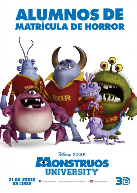 Monstres Academy - Photos et affiches. 46 Affiche Poster de Monstres Academy Monsters University Pixar 2013