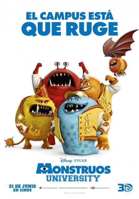 Monstres Academy - Photos et affiches. 47 Affiche Poster de Monstres Academy Monsters University Pixar 2013