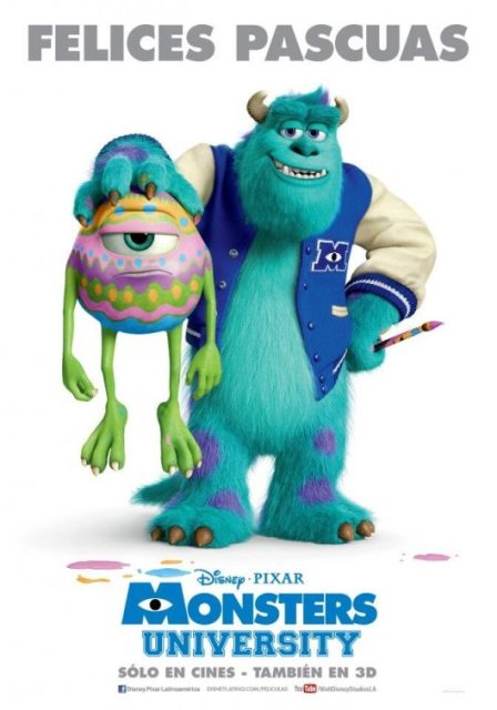 Monstres Academy - Photos et affiches. 48 Affiche Poster de Monstres Academy Monsters University Pixar 2013