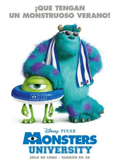 Monstres Academy - Photos et affiches. 50 Affiche Poster de Monstres Academy Monsters University Pixar 2013