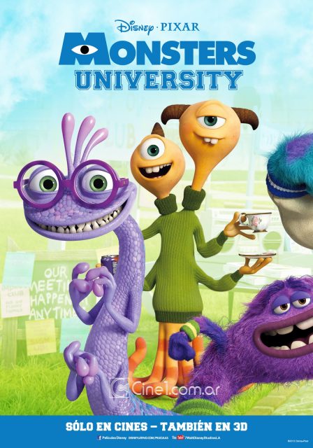 Monstres Academy - Photos et affiches. 51 Affiche Poster de Monstres Academy Monsters University Pixar 2013