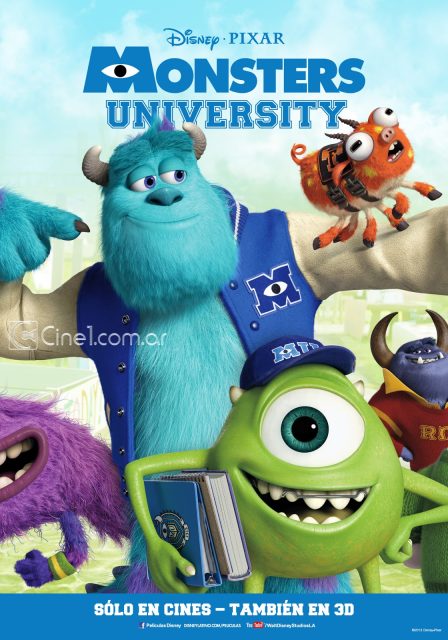Monstres Academy - Photos et affiches. 52 Affiche Poster de Monstres Academy Monsters University Pixar 2013