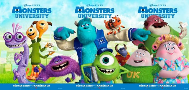 Monstres Academy - Photos et affiches. 59 Affiche Poster de Monstres Academy Monsters University Pixar 2013