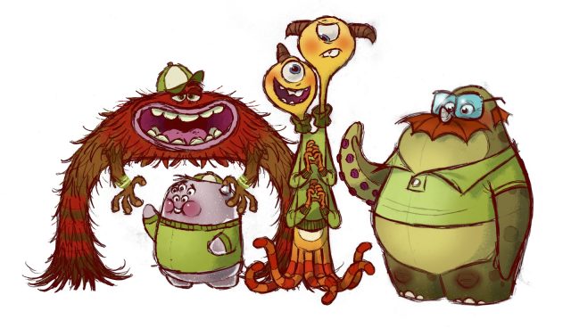 Monstres Academy - Photos et affiches. 87 Concept art de Monstres Academy Monsters University Pixar 2013