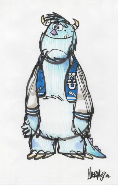 Monstres Academy - Photos et affiches. 89 Concept art de Monstres Academy Monsters University Pixar 2013