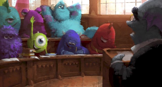 Monstres Academy - Photos et affiches. 98 Concept art de Monstres Academy Monsters University Pixar 2013