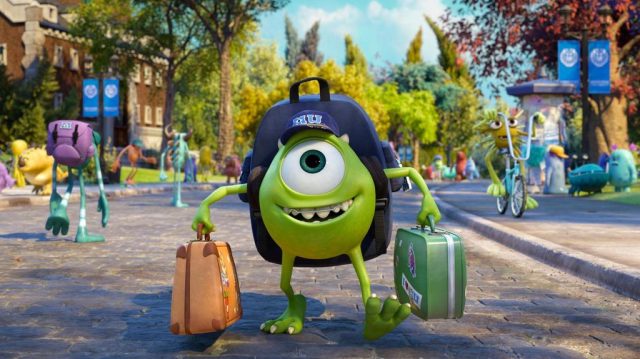Monstres Academy. 3 Scène de Monstres Academy Monsters University Pixar 2013